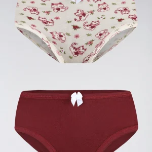 Calcinha Lobinha Estampada Algodão - Kit 2