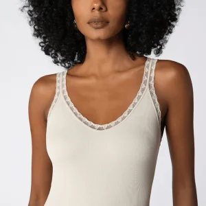 Blusa Regata Renda Feminina Lupo