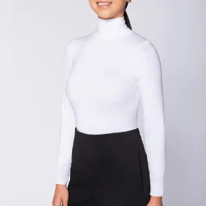 Blusa Modal Manga Longa Gola Alta