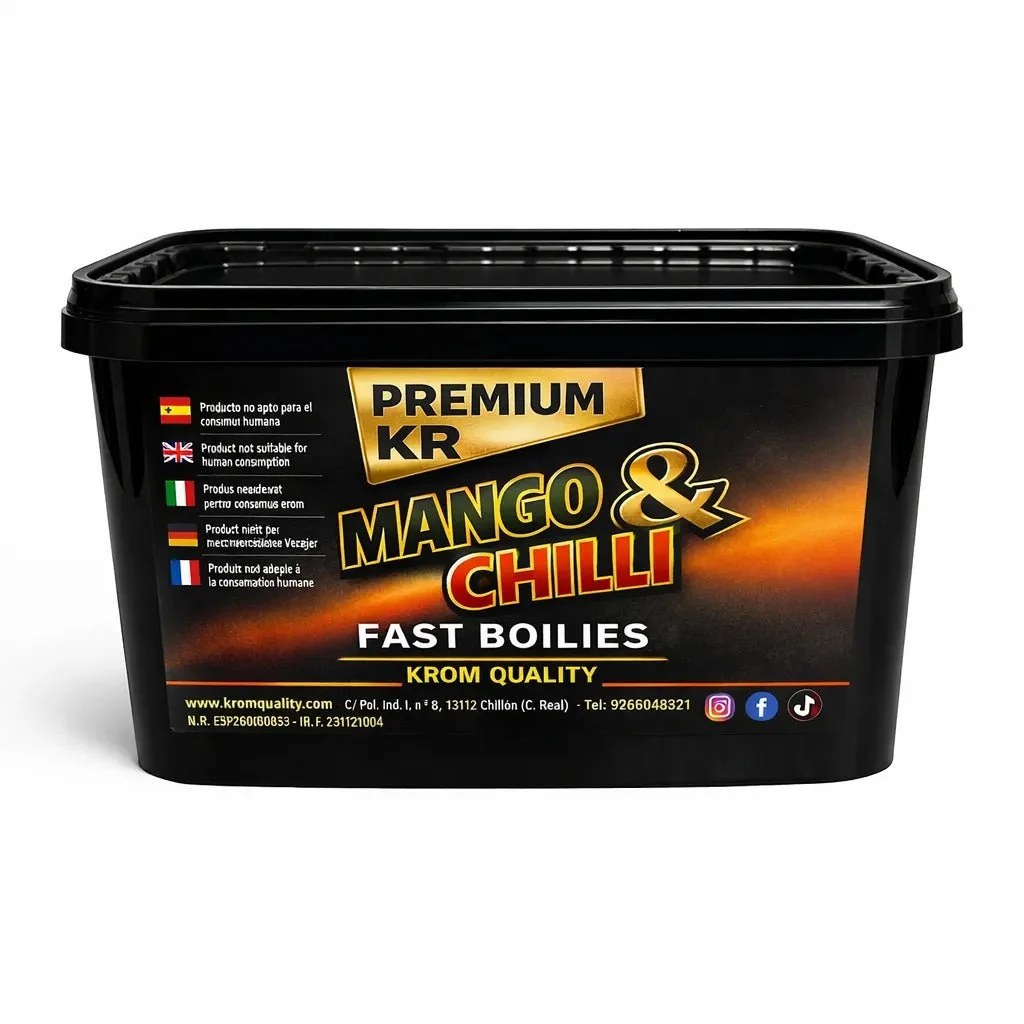 Boilies Solubles Krom Quality Manga e Malagueta 20 mm 3KG - Image 2