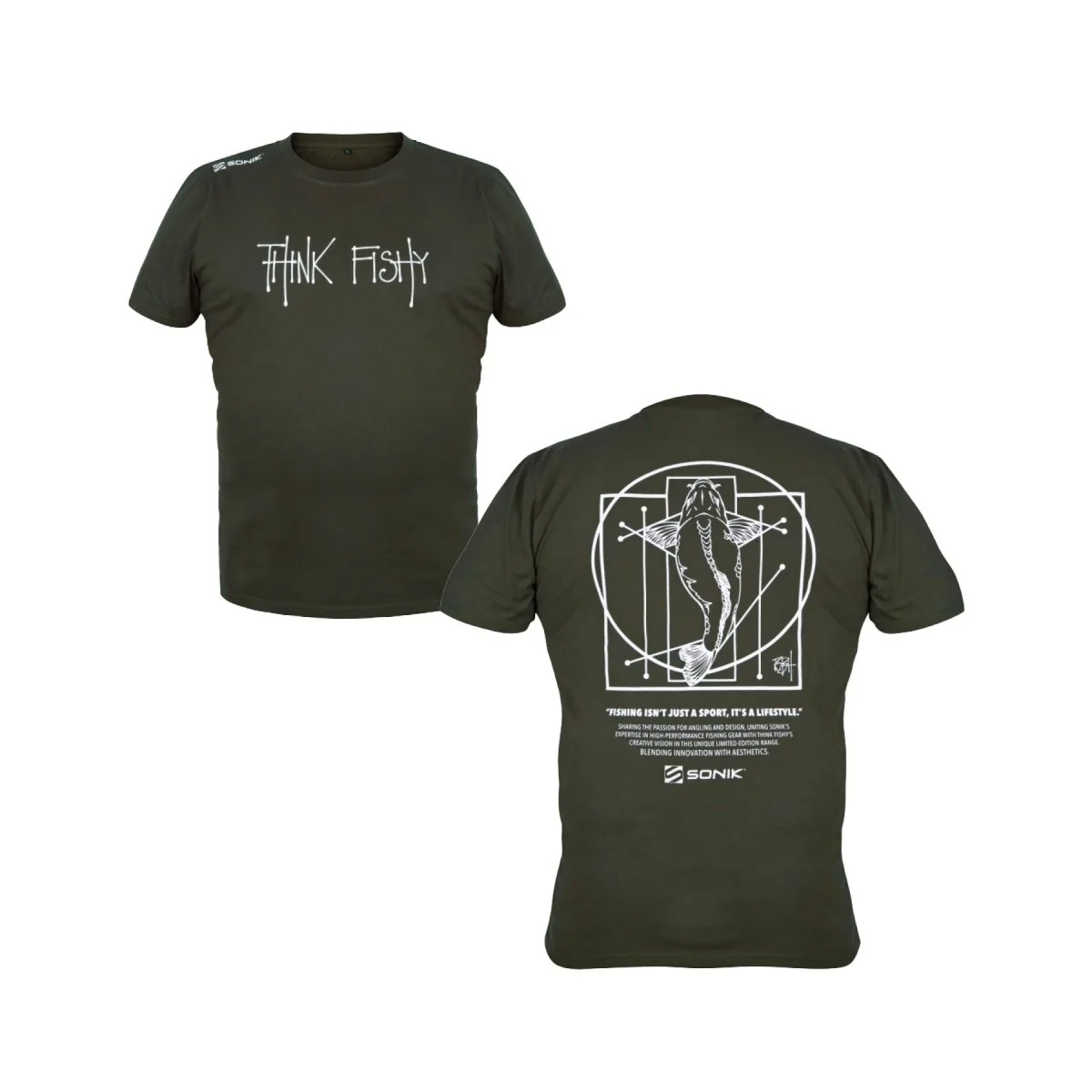 Camiseta Sonik Think Fishy Art