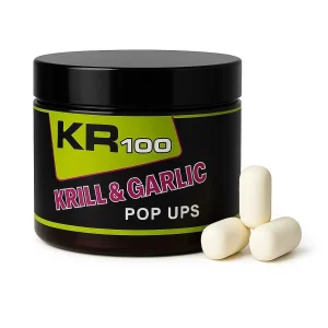 Dumbells Pop Ups Krom Quality KR100 Krill Branco Garlic