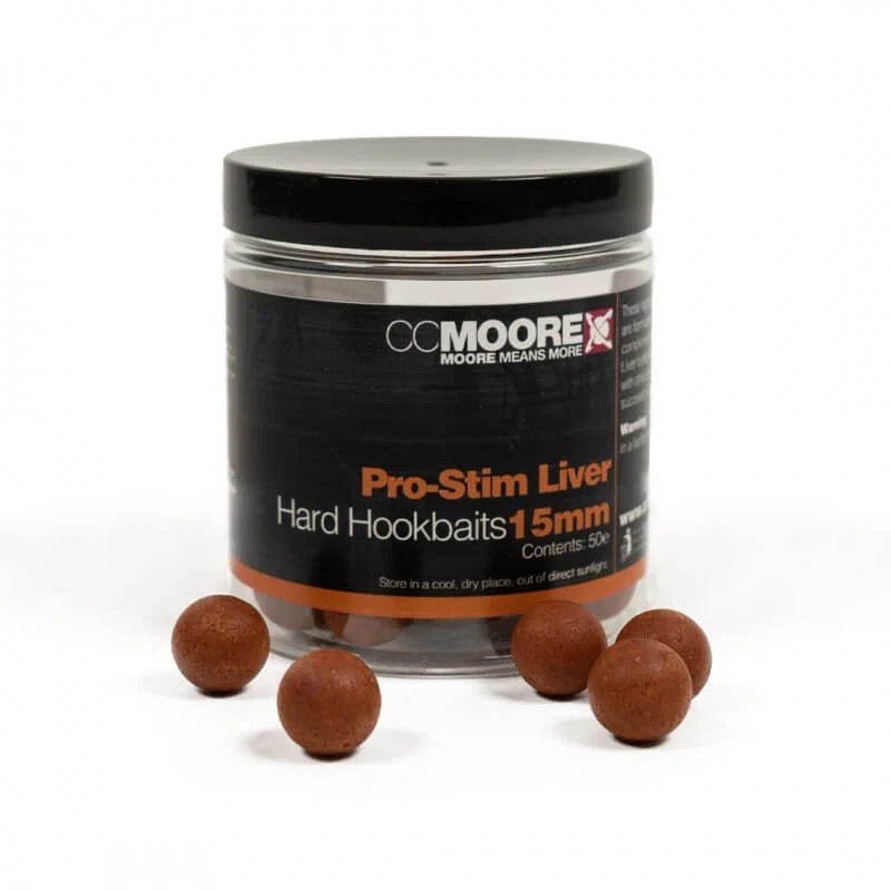 Iscas de anzol duras Ccmoore Pro-Stim Liver 15 mm - Image 2