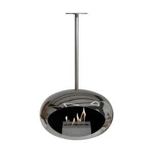 Lareira Bioetanol Suspensa Sky Chromed Silver