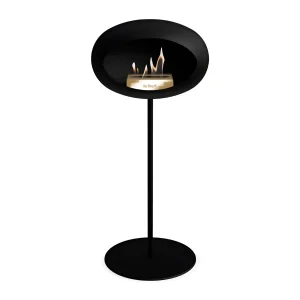 Lareira Bioetanol Ground Steel High Black