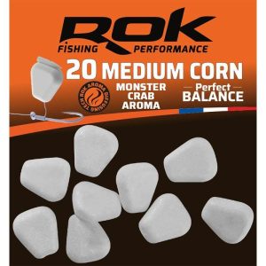 Milho Rok Fishing Equilíbrio perfeito Monster Crab Branco M
