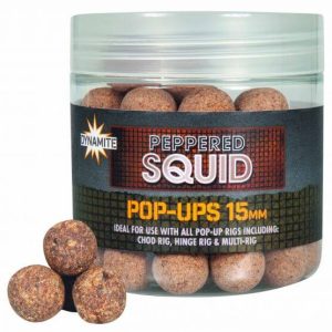 Pop Ups Dynamite Baits Peppered Squid 15 mm