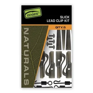 Conjunto de clipes de chumbo Fox Edges Slick Naturals
