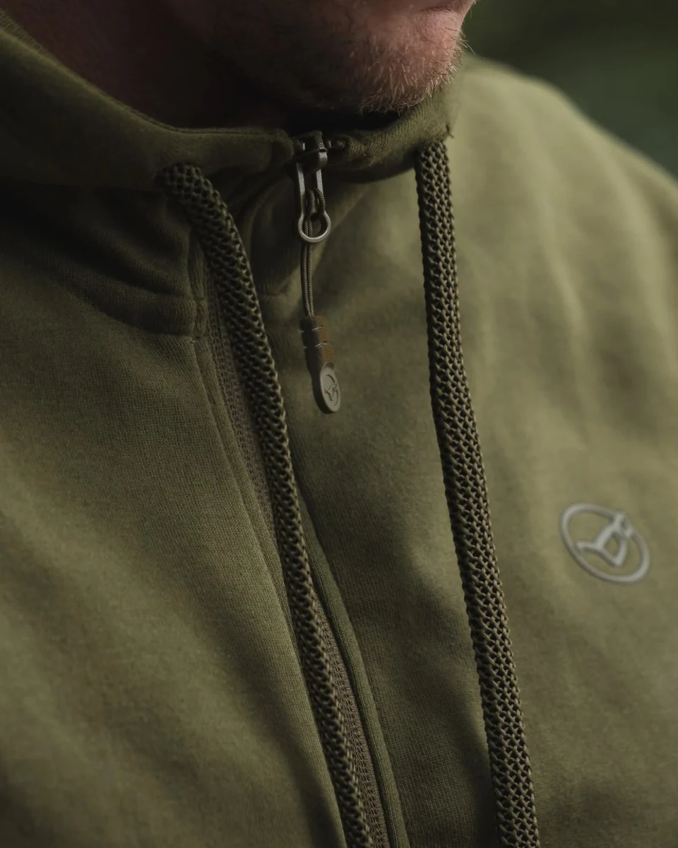 Sweatshirt Korda Casaco com capuz verde Kore Zip Pro - Image 4