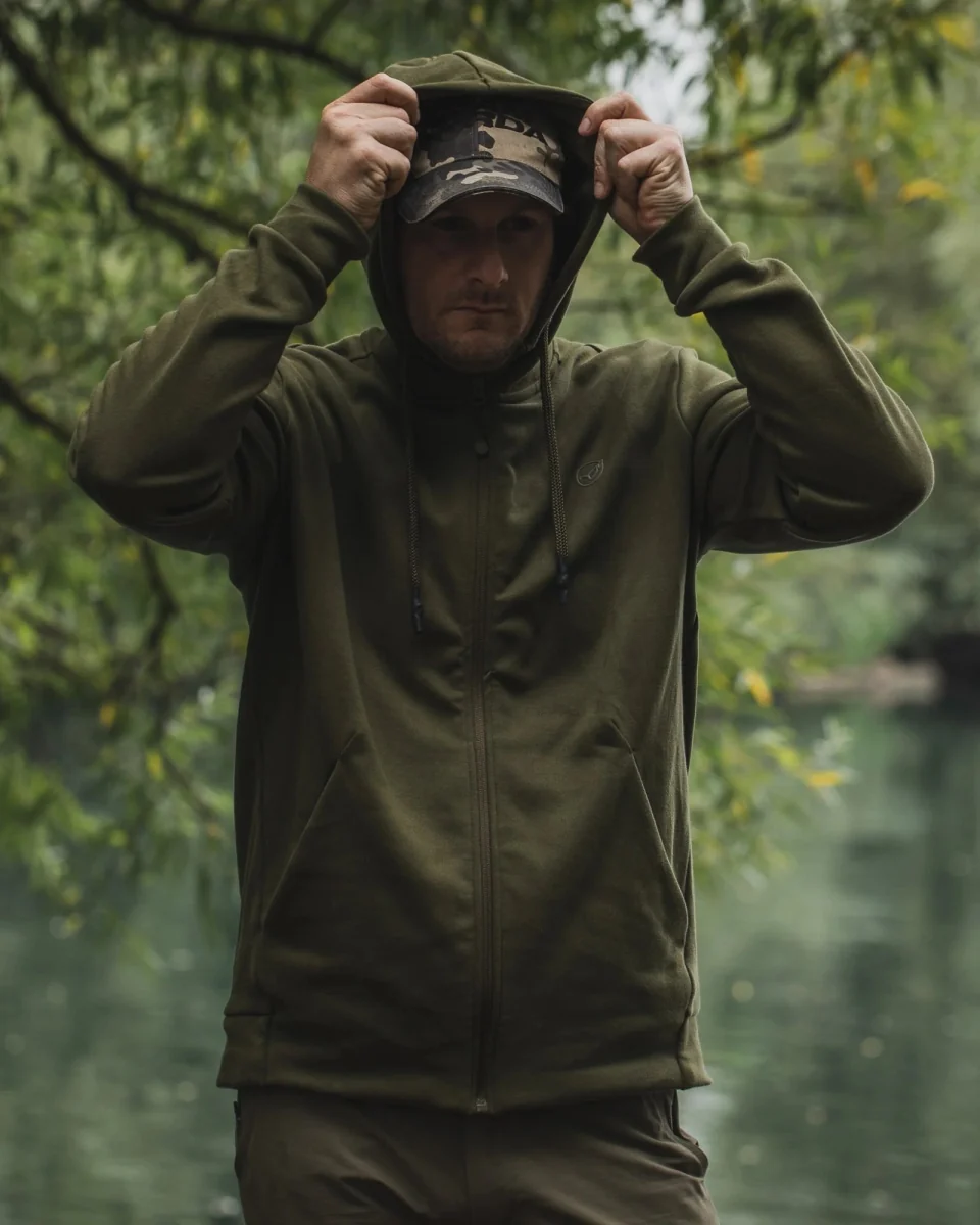 Sweatshirt Korda Casaco com capuz verde Kore Zip Pro - Image 6